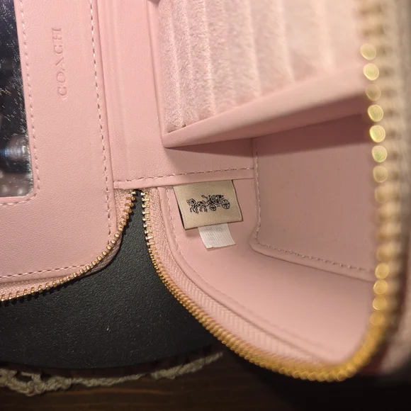 Coach Pink Butterfly Print Small Jeweley Box - Picture 6 of 7